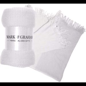 Gray/Ivory MARK & GRAHAM Throw